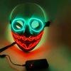 LED Red Mouth Mask Funny Horror Costume Cosplay Halloween Parties Comic Con Festive Props