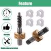 1set Convertible Top Latch Motor Gear Repair Kit for BMW E36 E46 E64 93-05 Convertible 67618370816 Auto Accessories