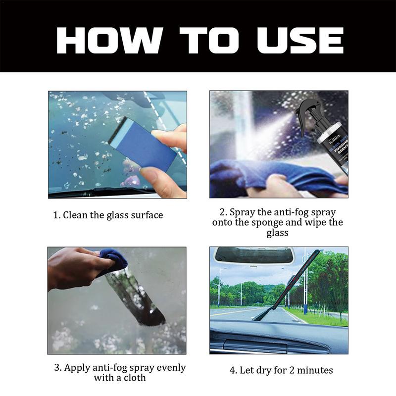 Водоотталкивающее средство для лобового стекла, очиститель масляной пленки на стекле автомобиля, 100 мл, средство против запотевания, аксессуары для чистки автомобиля