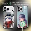 Чехол для телефона Rin Shima Для iPhone17,16,15,14,13,12,11 Plus,Pro Магнитный Для Magsafe Беспроводная зарядка
