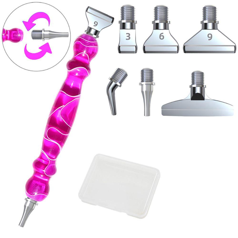 Cross Stitch Point Drill Pen Alloy Replacement Pen Heads Resin Diamond Painting Pen Resin Pen