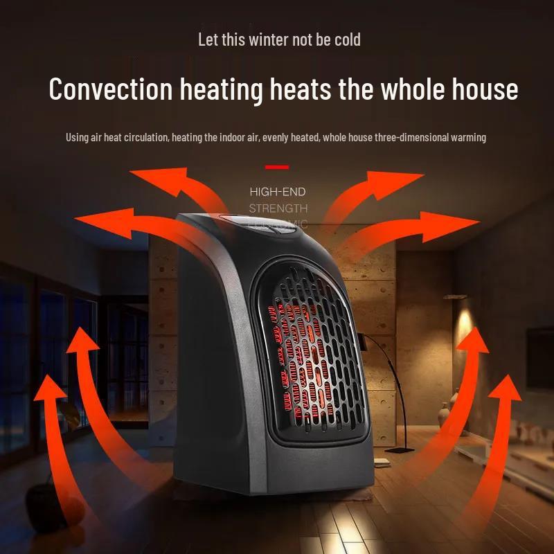 Компактный электрический вентилятор и обогреватель: Энергосберегающий, на солнечной энергии, для дома или офиса
