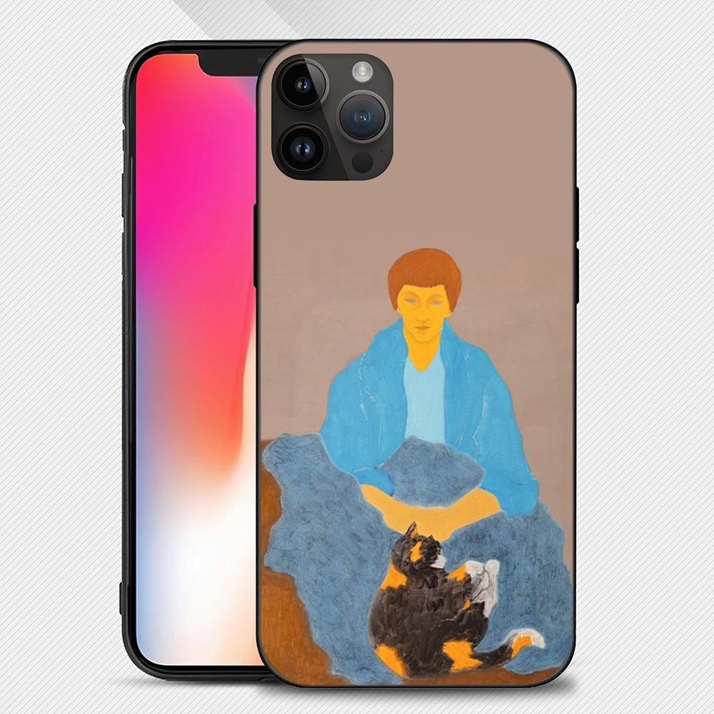 Чехол для телефона March Avery Famous Painting для iPhone 15 14 13 12 11 Pro Max Mini X 7 8, мягкий чехол
