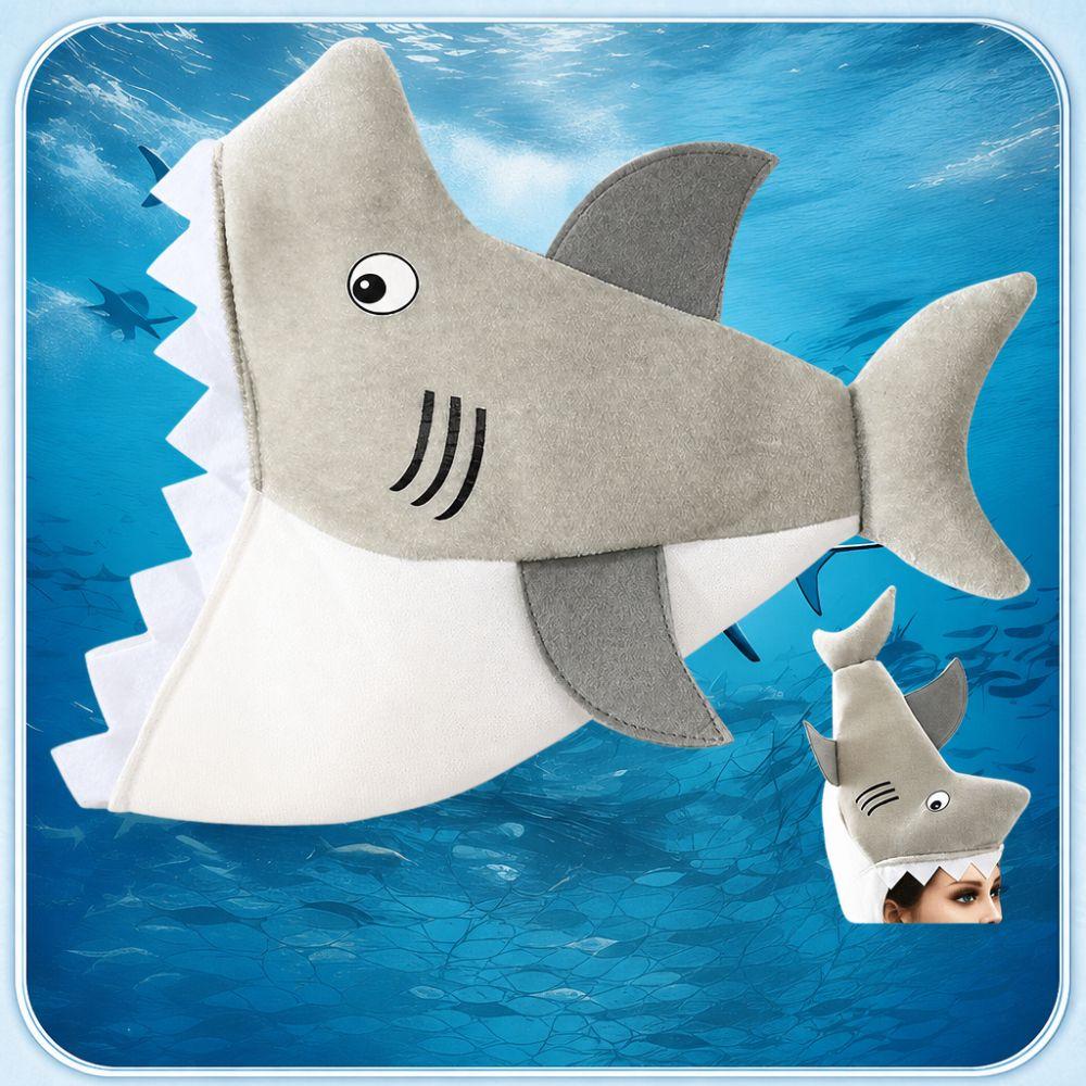 Costume Shark Hat Cosplay Shark Decoration Prop Fashion Shark Head Cover Party
