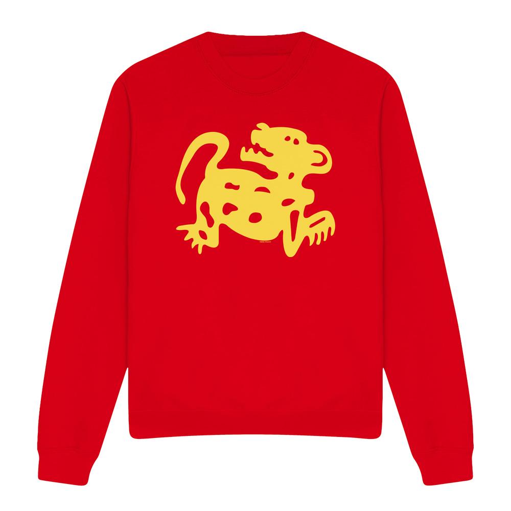 Legends of the Hidden Temple Unisex Adult Red Jaguars Sweatshirt