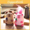 Cute Capybara Plush Keychain With Super Soft Short Pile For Bag Decoration And Gift