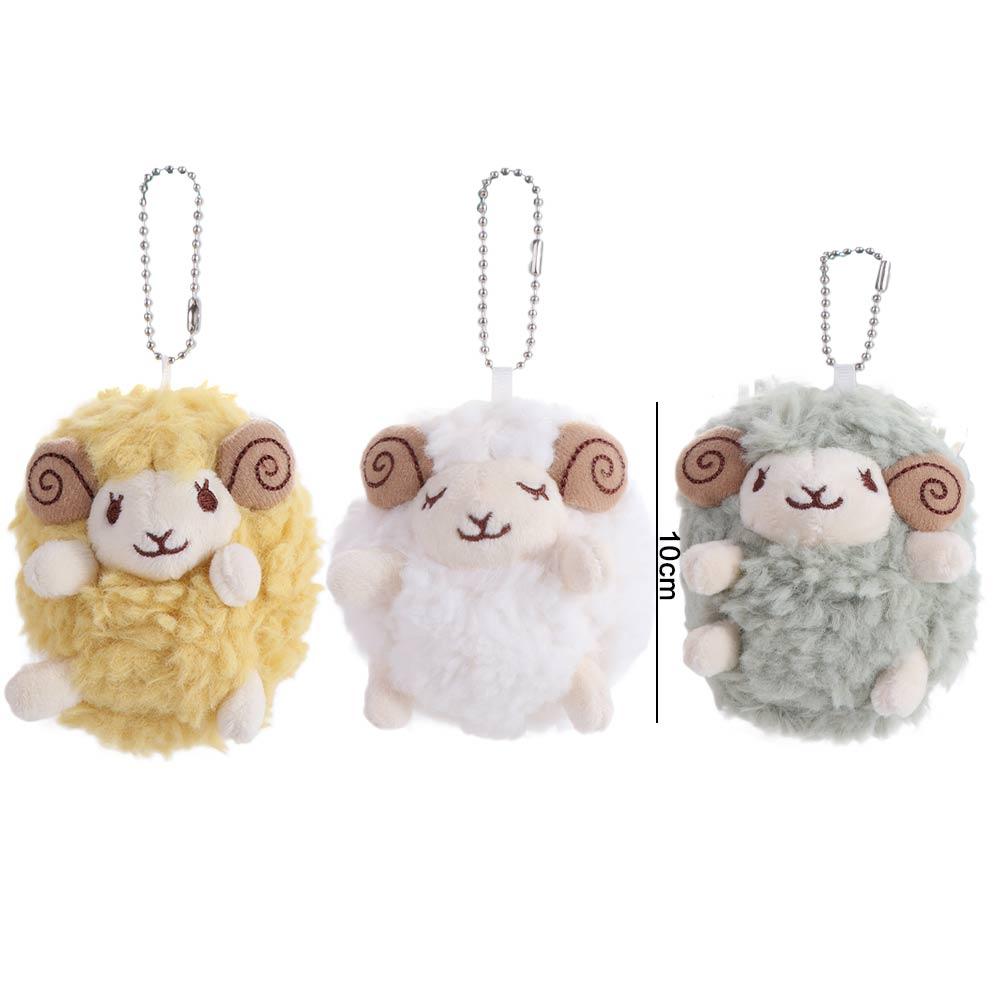 Lamb Mini Sheep Plush Keychain Mini Sheep Soft Lamb Doll Ornament Sheep Plush Pendant  Decoration