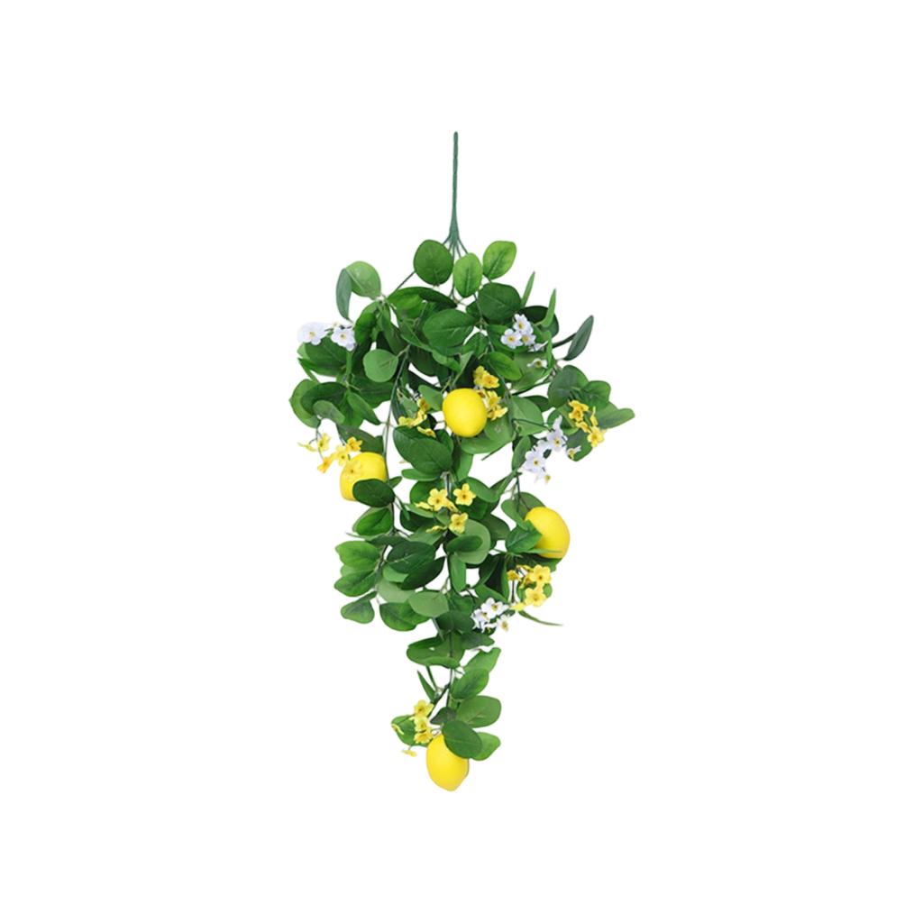 Real Lemon Wall Hanging Spring Lemon Green Plant Home Interior Wall Hanging Artificial Lemon Wall Hanging Imitation