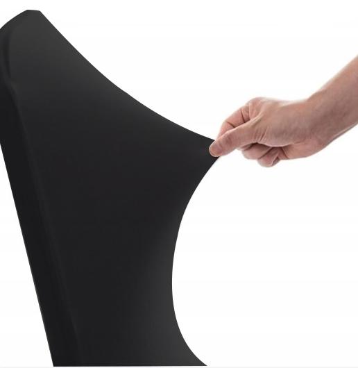 Banquet Chair Cover Black Premium Top