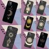 Чехол для телефона Magic Moon Tarot для iPhone 17 16 15 14 11 12 13 Pro Max mini XR 16e 15 16 Plus 17 Air Полное покрытие