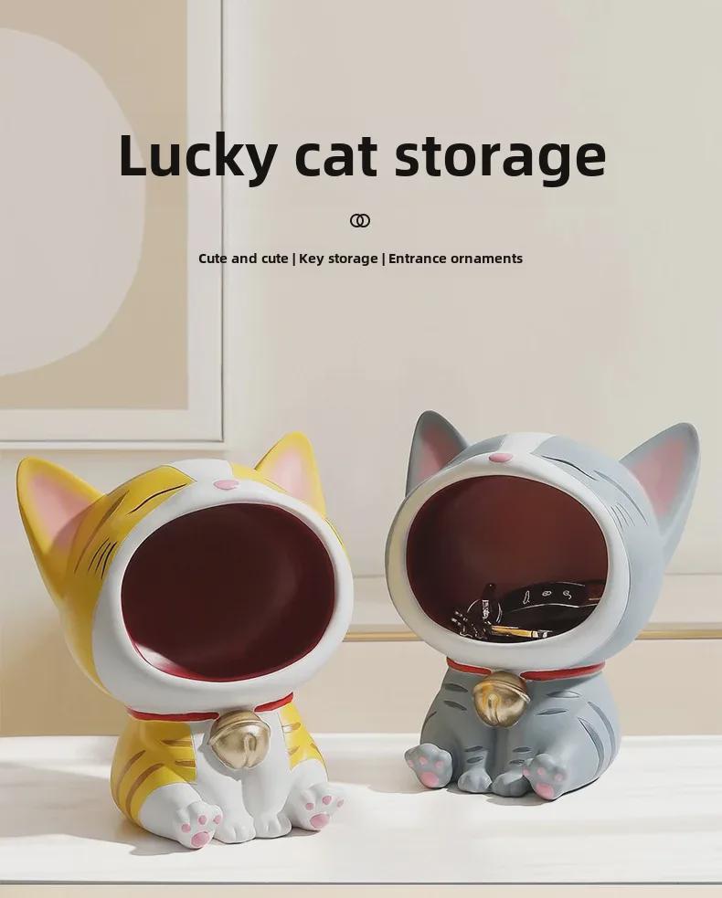 Креативное украшение для крыльца для кошек — милое украшение для дома и место для хранения ключей