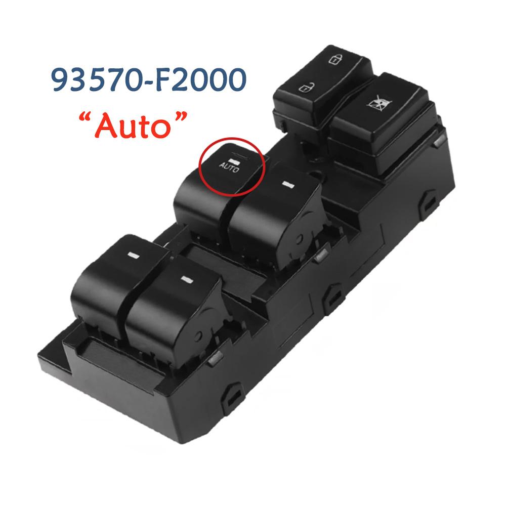 93570-F2100 93570-F2000 для Hyundai Elantra 2017 2018 Электрический главный переключатель управления стеклоподъемниками Кнопка регулятора