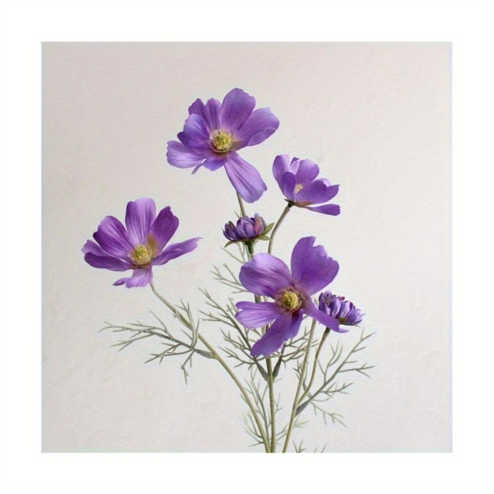 Искусственный цветок Gesang, одна ветка, 4 вилки, Королева Космос, искусственный цветок, шелковый букет цветов для гостиной, свадьбы, украшения дома