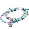 Черепаха браслет для женщин, бохо двухслойный браслет на щиколотку мода босиком пляж ноги цепь ювелирные изделия подарки