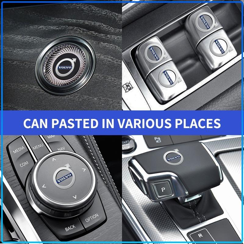 Случайные наклейки для салона автомобиля Автотовары Наклейка на руль Для Volvo 240 C70 S40 S50 S60 S70 S80 S90 V40 V50 V60 V90 XC40 XC60 XC90 Vnl Грузовик