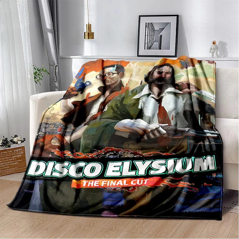 Disco Elysium Game Gamer Мультяшное одеяло, мягкое одеяло для дома, спальни, кровати, дивана, пикника, путешествия, офиса, одеяло, детское одеяло