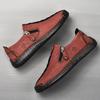 Мягкая кожаная обувь больших размеров, мужские лоферы, удобная повседневная обувь для вождения, мокасины, мужская обувь на плоской подошве