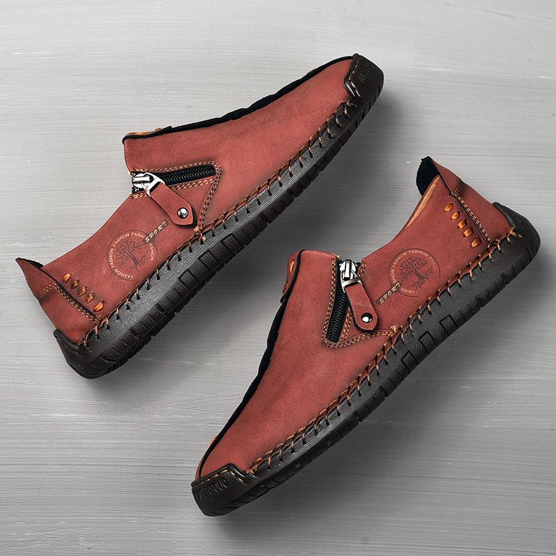 Мягкая кожаная обувь больших размеров, мужские лоферы, удобная повседневная обувь для вождения, мокасины, мужская обувь на плоской подошве