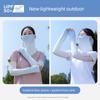 Gradient Sun Protection Veil for Women, Summer Full-Face Sunshade, Neck Protection, Ice Silk Neck Scarf, Ear-Hanging Headscarf, Cycling Mask