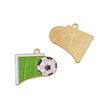 Enamel Design Football Series Pendant Green Color DIY Earrings Charms  Necklace Making