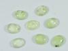 29Cts. AAA натуральный зеленый пренит овальный кабошон драгоценный камень 08 шт. лот 08X10MM RQ-1956