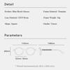 Large Anti Blue Rays Glasses Myopia Eyeglasses -6.00