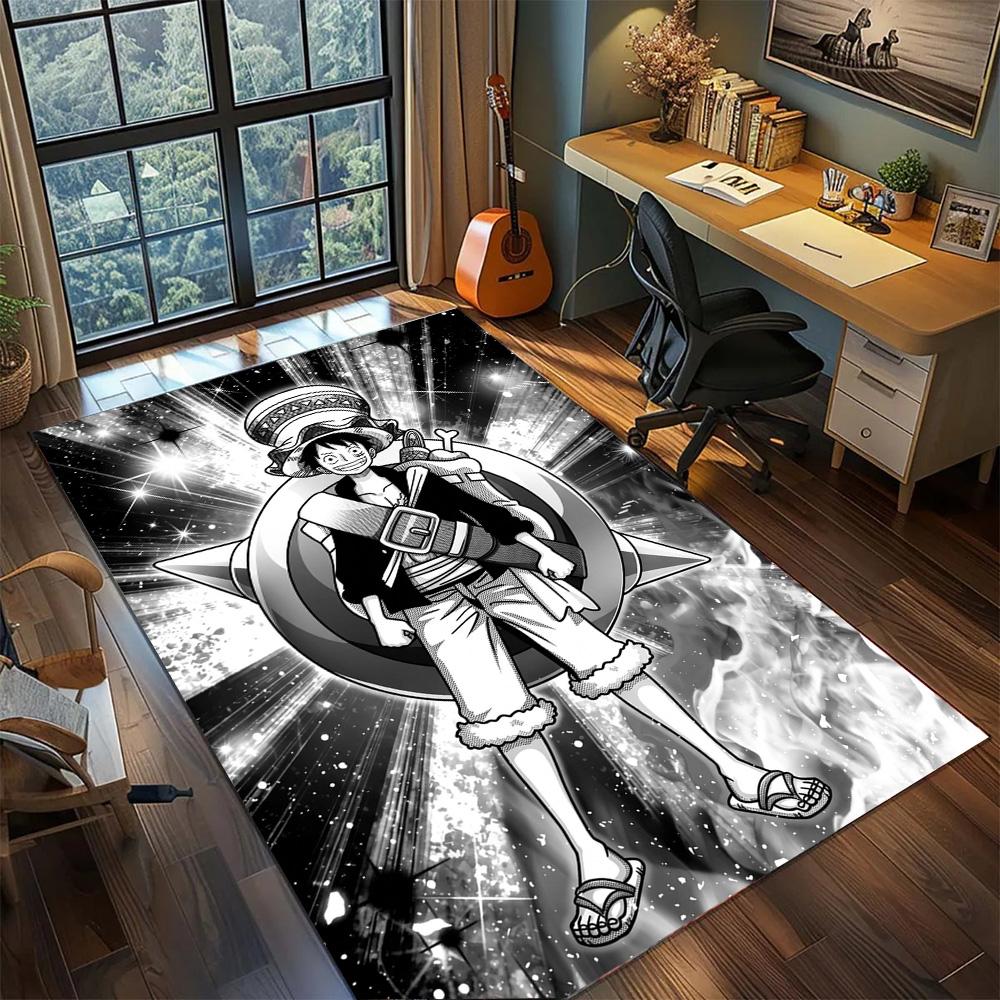 One Piece!Rug Carpet Large Area Rug Non Slip Washable Floor Mat Gamer Room Bedroom Home Decor