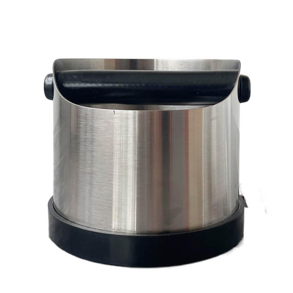 Shock Absorbent Coffee Knock Box Durable Removable Knock Bar Coffee Grounds Bucket Large Capacity Anti Slip Base
