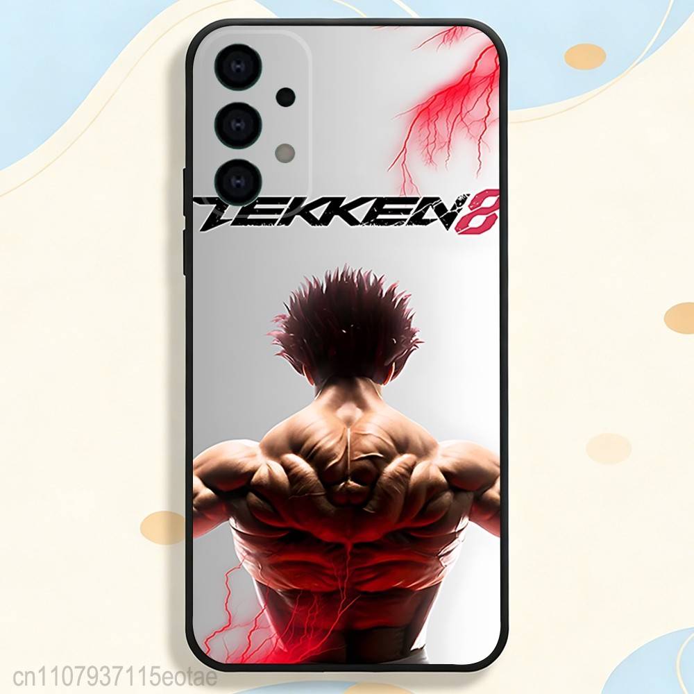 Чехол для телефона Game T-Tekken 8 для серии Samsung S s21 s22 s23 s24 s25 S26 FE Plus Ultra TPU Мягкий, приятный для кожи чехол