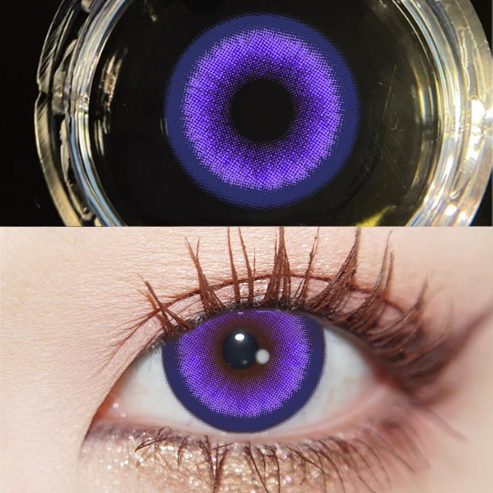 Градуированные цветные контактные линзы JeweLens 2 шт. Аниме Косплей