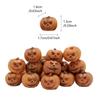 20Pcs Resin Halloween Pumpkin Decoration Reusable Scary Mini Fake Simulation Pumpkin Creative Funny Halloween Ornaments Festival