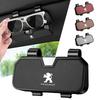 Car Sun Visor Glasses Clip Pressing Switch Eyeglasses Holder For Peugeot 5008 408 308 Landtrek 208 2008 3008 Rifter 508 301 608