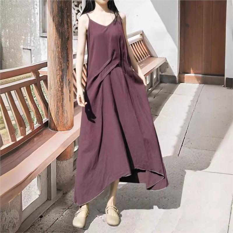 Johnature Женское летнее платье в китайском стиле в стиле ретро без рукавов, нестандартное, индивидуальное платье-ниша