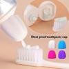 5Pcs Silicone Toothpaste Caps Squeeze Toothpaste Tool Dust Proof Toothpaste Cap Reusable Toothpaste Sleeve Control Dosage