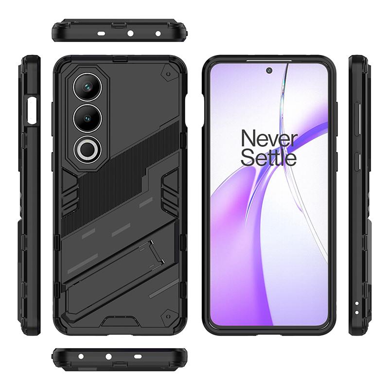 Для OnePlus Ace 3 3V 2 2V Pro Punk Armor противоударный бампер прочный прорезиненный ПК подставка держатель чехол чехол