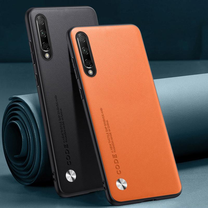 Роскошный чехол из искусственной кожи для Honor 9X Pro, задняя крышка, матовый силиконовый чехол для телефона с полной защитой для Honor 9X STK-LX1 Premium Global