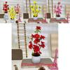 Artificial Peach Blossom Plant With Realistic Craftsmanship For Wedding Decor And Photography