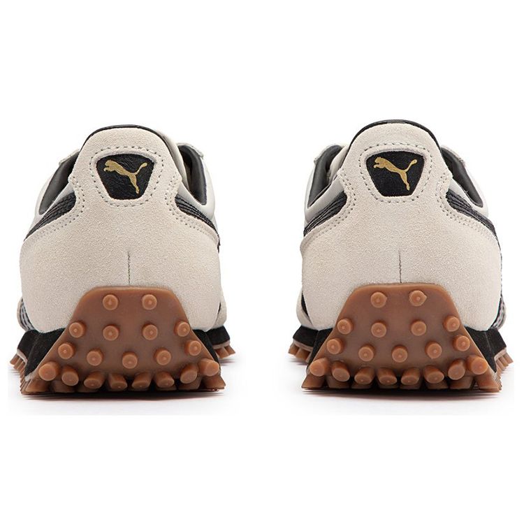 Puma Кроссовки Fast Rider Og Cn Тканевые с круглым носком на шнуровке, низкие, для повседневной носки, унисекс, молочно-белые, черные 387323-03