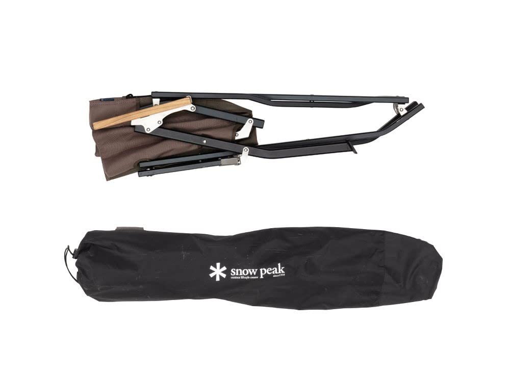 Snow Peak Chair Low Chair 30 Short Gray Folding Camping Outdoor LV-093GY