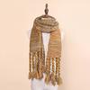 Knitted Wool Scarf Female Winter Student Long Versatile Warm Scarf High Sense