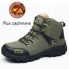Мужские зимние ботинки 38-46, защитная рабочая обувь, водонепроницаемые и небьющиеся походные ботинки