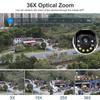 LS VISION Реальный 36-кратный оптический зум EU WiFi IP-камера для улицы 6 МП двойной объектив двойной экран PTZ обнаружение гуманоидов 2-стороннее аудио P2P камеры видеонаблюдения iCSee