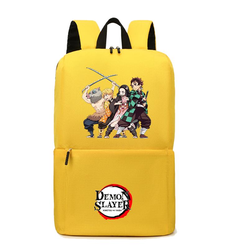 Рюкзак в стиле аниме «Убийца демонов» Nezuko Kawaii, школьная сумка с героями мультфильмов, большая вместимость, манга для путешествий, повседневная сумка для книг для девочек для взрослых