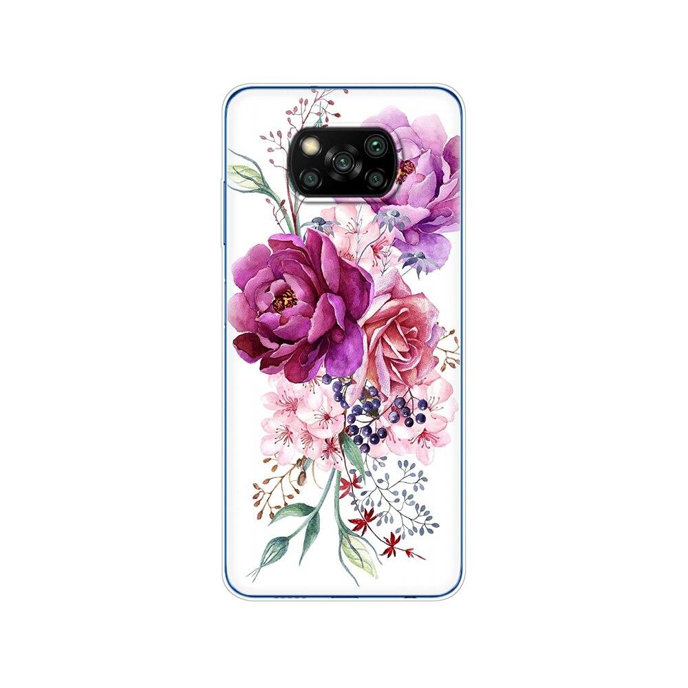Для Xiaomi Poco X3 NFC x3 pro чехол силиконовый мягкий задний бампер TPU для Poco X 3 NFC 6.67'' глобальный чехол для телефона зима снег рождество