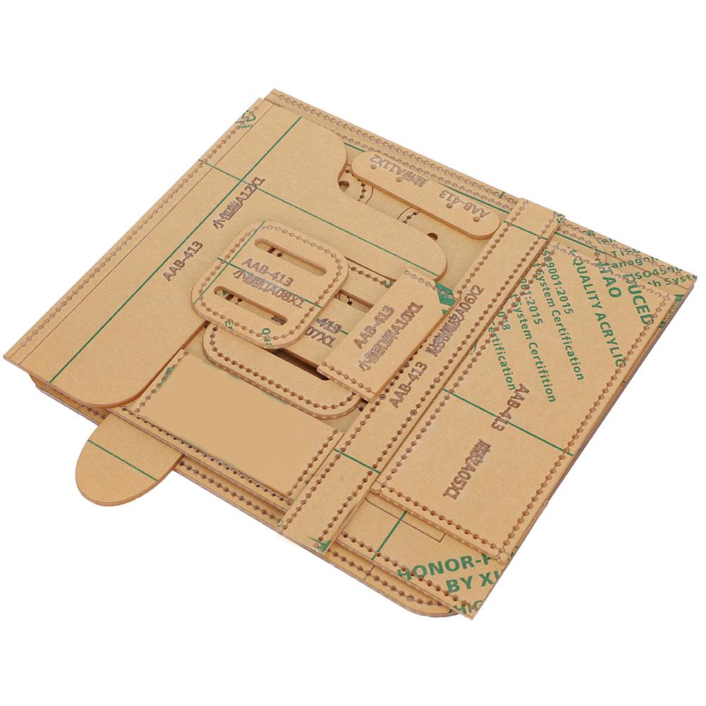 12 шт. сумка через плечо акриловый шаблон кожаный узор ручная работа чертежные принадлежности для творчества