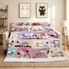 Snoopy Party Flannel Blanket Throw Blanket Soft Warm Sofa Bed Camping home Decor Unique Christmas Gift C926806