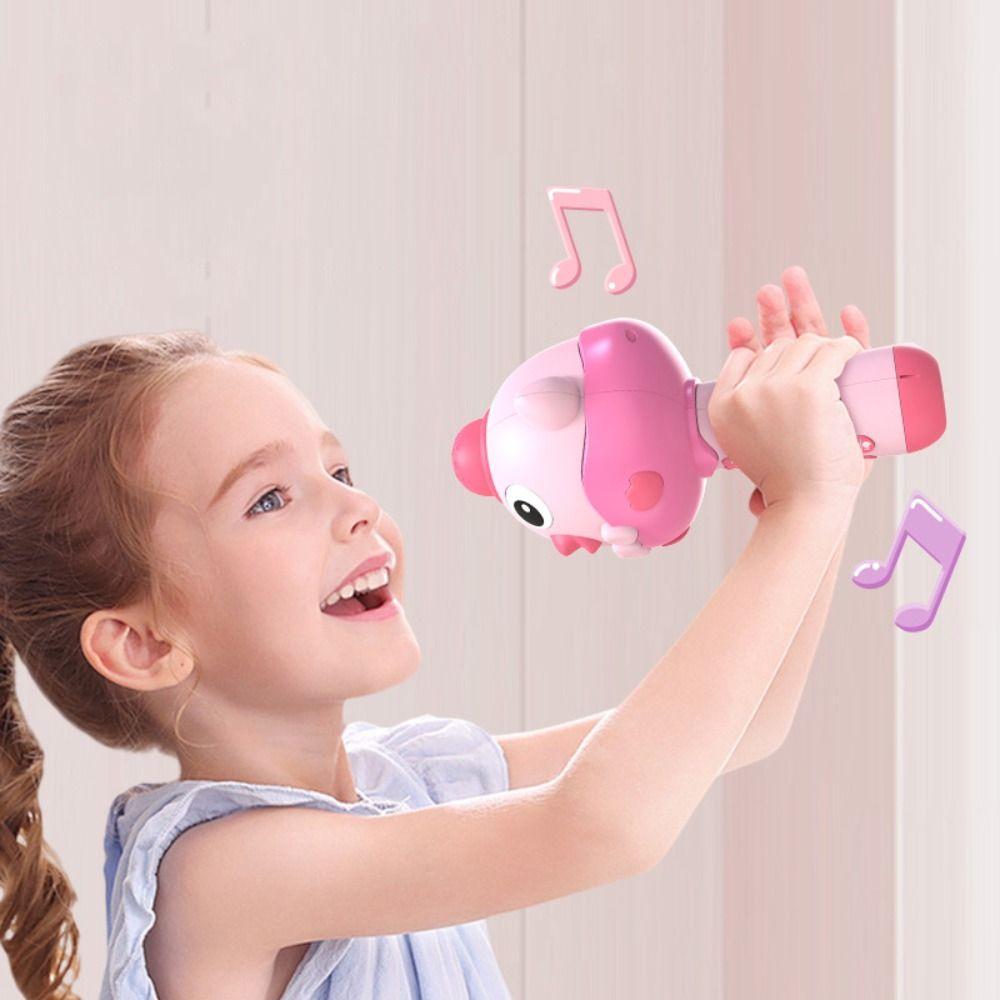 ABS Беспроводной Bluetooth Микрофон Ручной Детский Микрофон для Караоке Детский Подарок