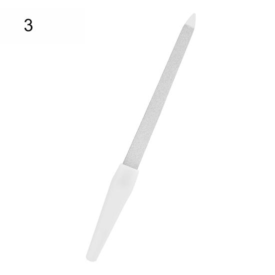 Многофункциональный инструмент для полировки ногтей с двойной головкой и нескользящей ручкой