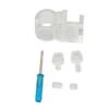 Aquarium Hose Clamp Transparent Split Type Plastic Water Pipe Fixing Clip for Fish  