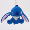 Плюшевый брелок Stitch с кольцом для ключей для украшения рюкзака и коллекционеров
